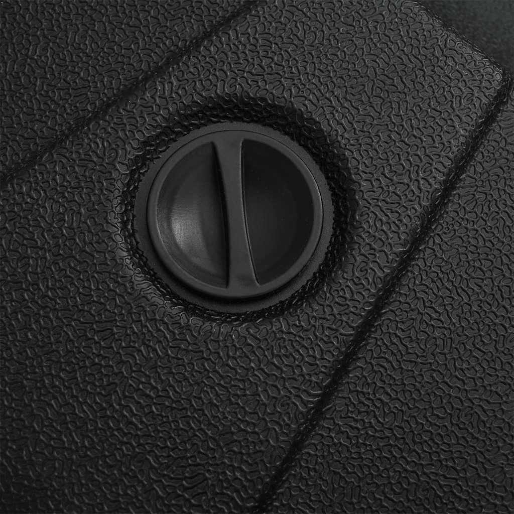 Set Base Ombrello 2 pcs Nero 88.5 x 88.5 x 12 cm Plastica