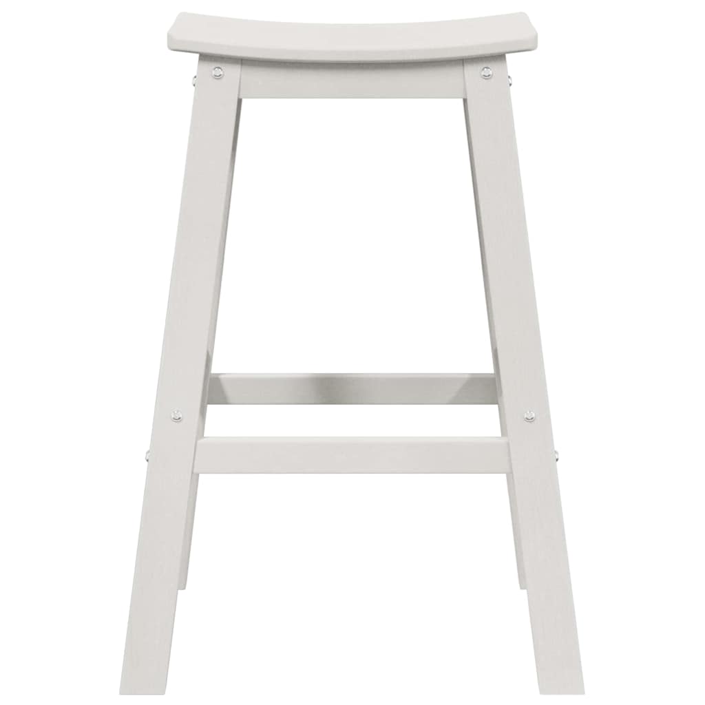 Set Bar da Giardino 4 pcs Bianco HDPE
