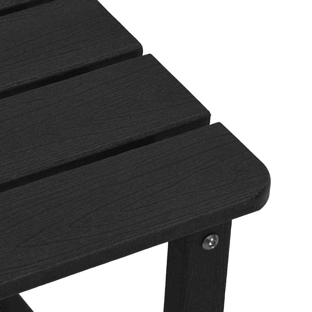 Sedia da Giardino 3 pcs Nero 80.5 x 74.5 x 92 cm Polietilene | homemem39