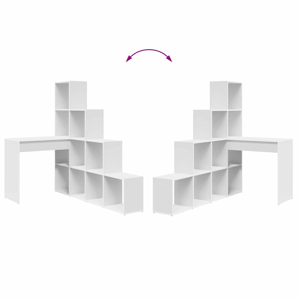 Scrivania ad angolo Bianco 101,5 x 149,5 x 149,5 cm