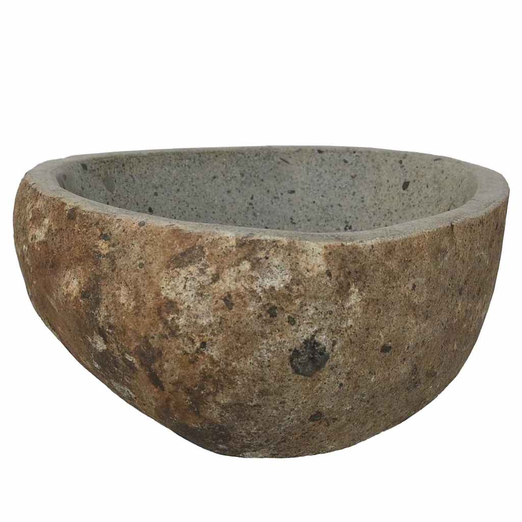 Lavabo Grigio chiaro (30-37) x (25-30) x 12 cm Pietra di Fiume