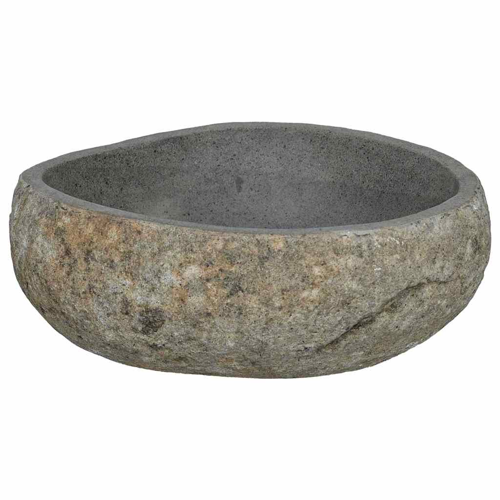 Lavabo Grigio chiaro (38-45) x (30-35) x 15 cm Pietra di Fiume