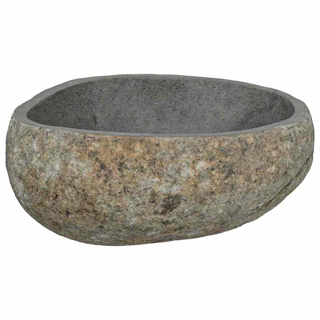 Lavabo Grigio chiaro (38-45) x (30-35) x 15 cm Pietra di Fiume