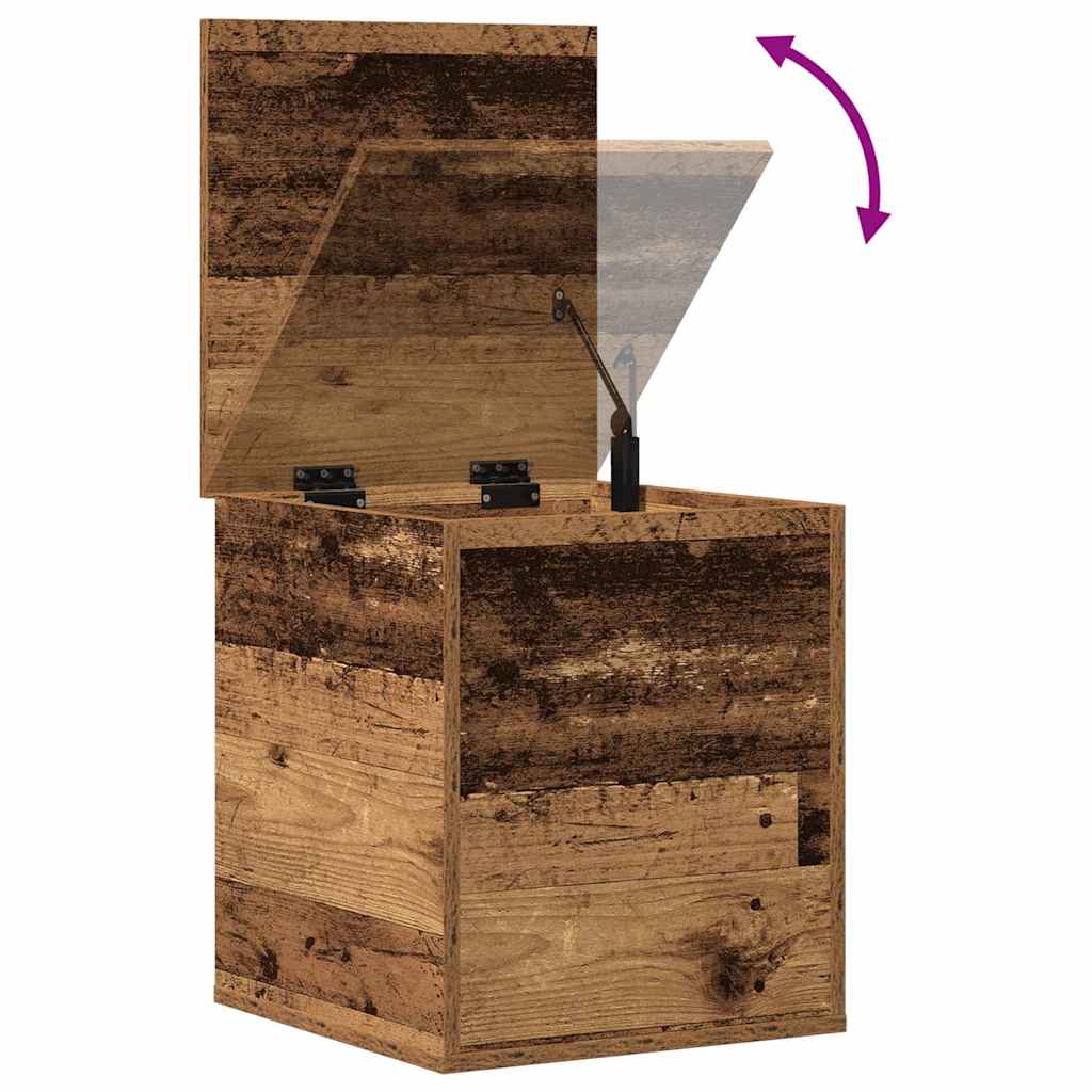 Scatola di Stoccaggio Legno vecchio 40 x 42 x 46 cm | homemem39