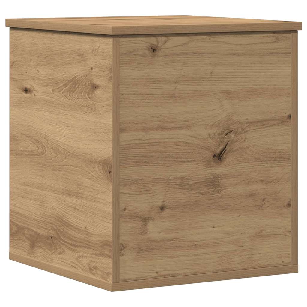 Scatola di Stoccaggio rovere artigianale 40 x 42 x 46 cm