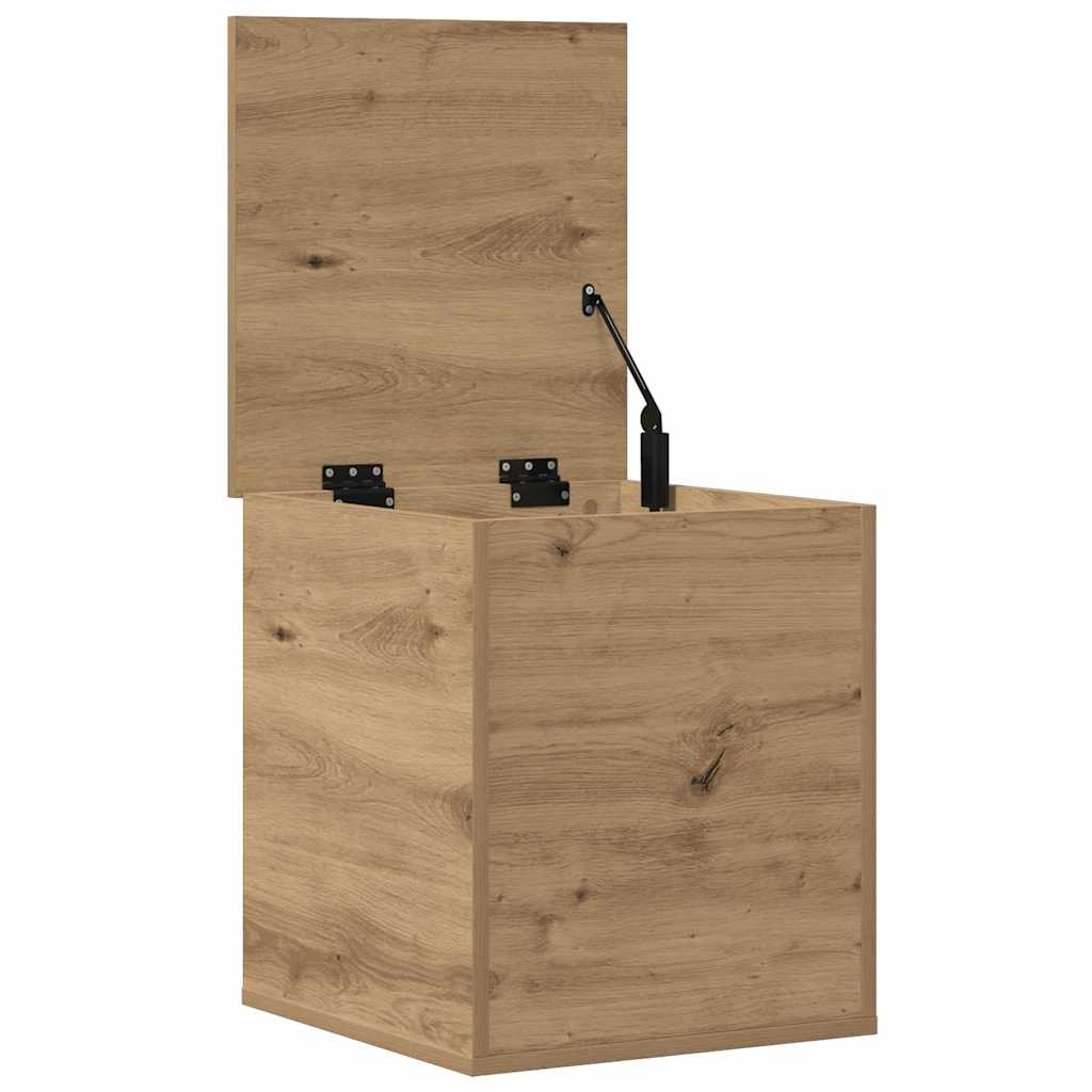 Scatola di Stoccaggio rovere artigianale 40 x 42 x 46 cm