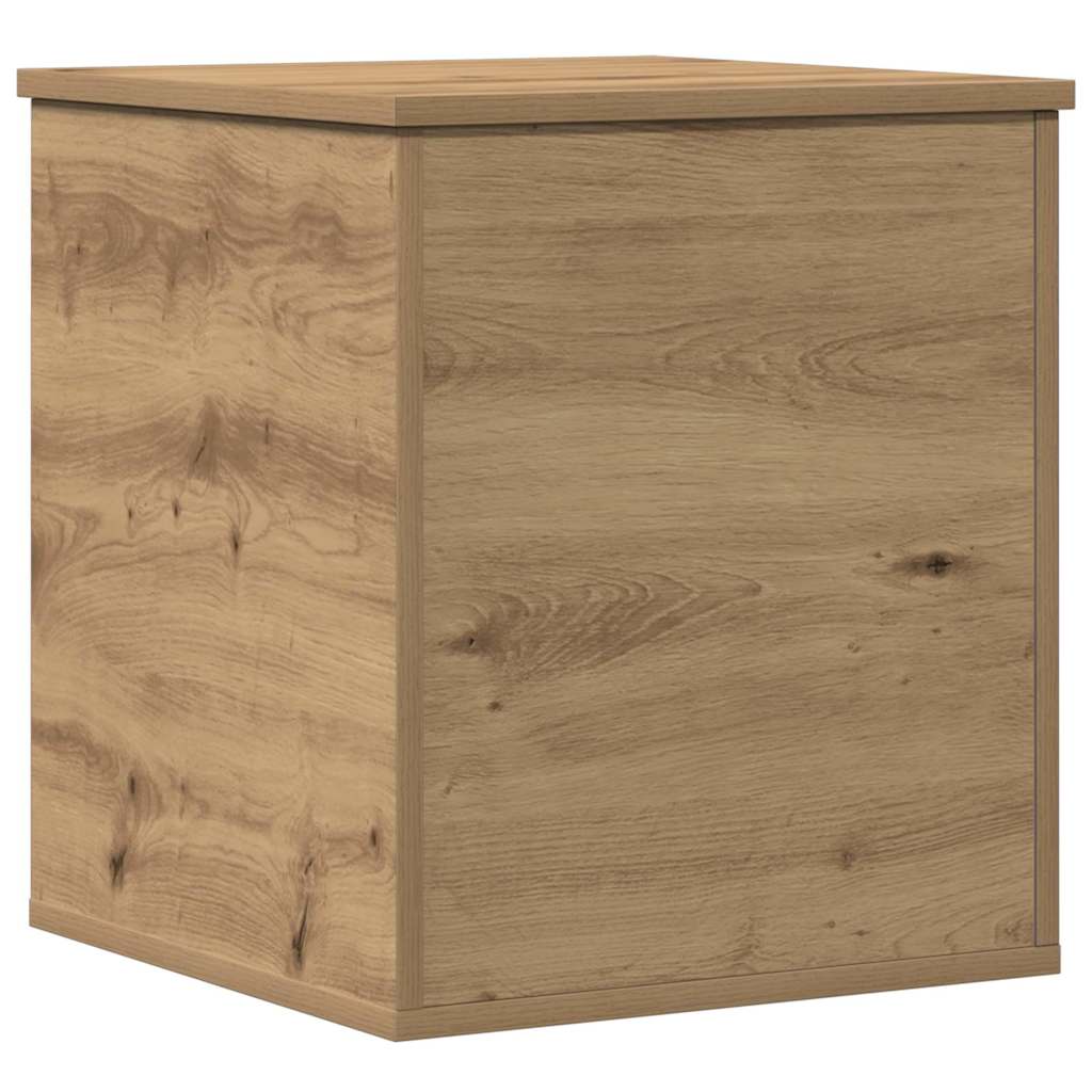 Scatola di Stoccaggio rovere artigianale 40 x 42 x 46 cm