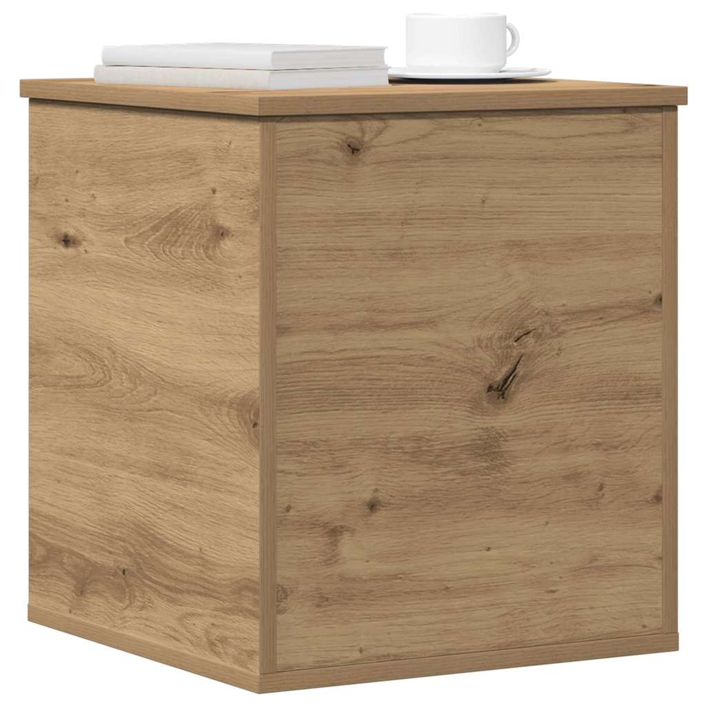Scatola di Stoccaggio rovere artigianale 40 x 42 x 46 cm