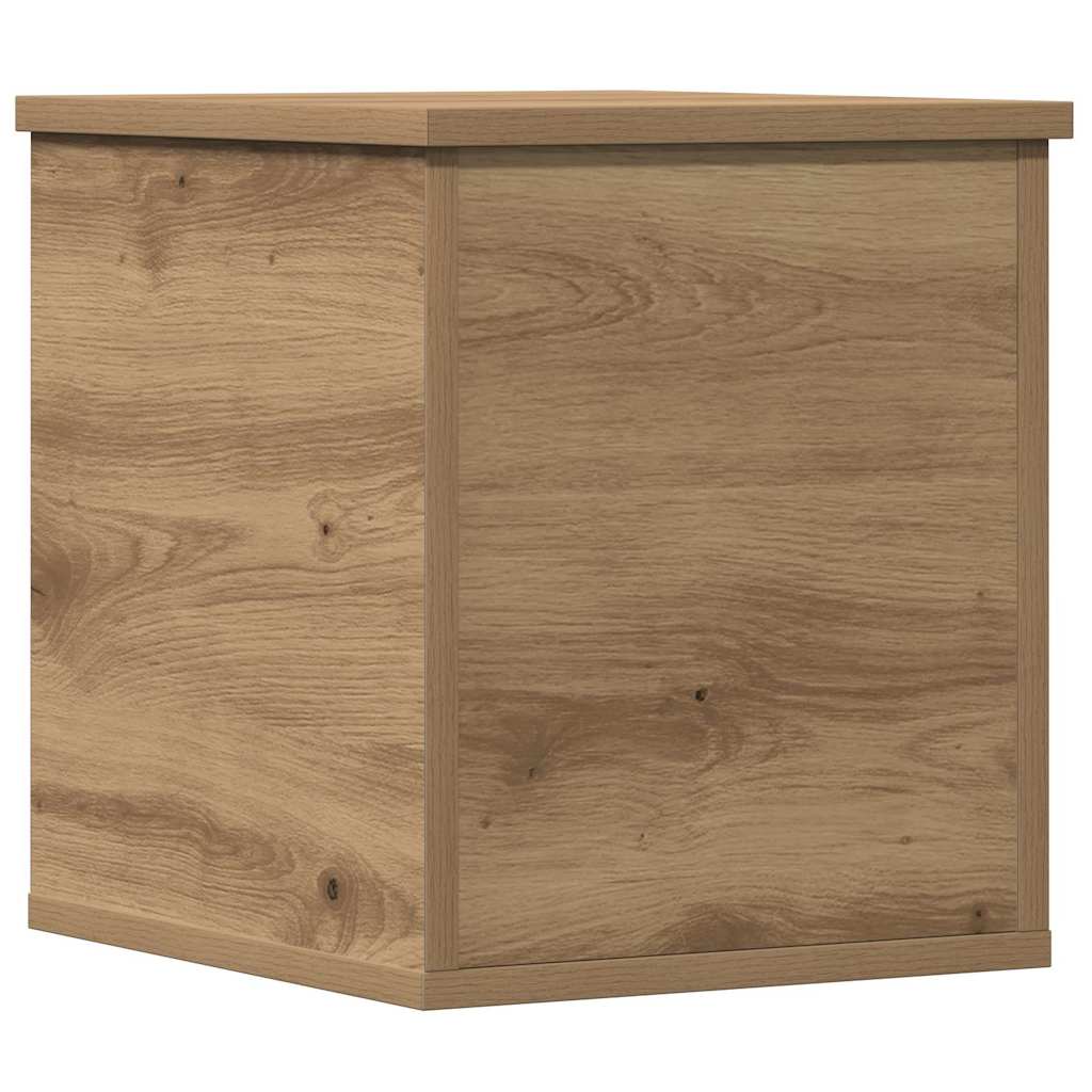 Scatola di Stoccaggio rovere artigianale 30 x 35 x 35 cm