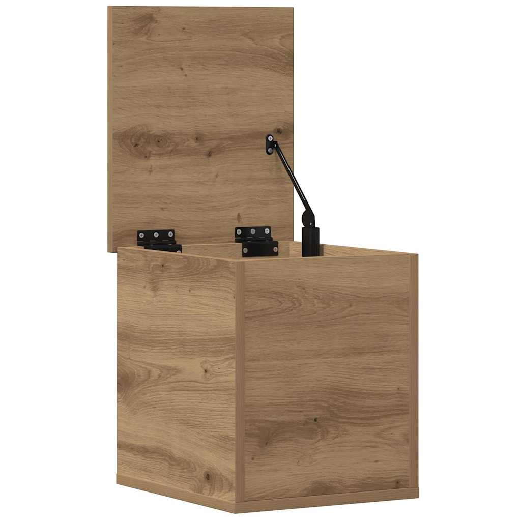 Scatola di Stoccaggio rovere artigianale 30 x 35 x 35 cm