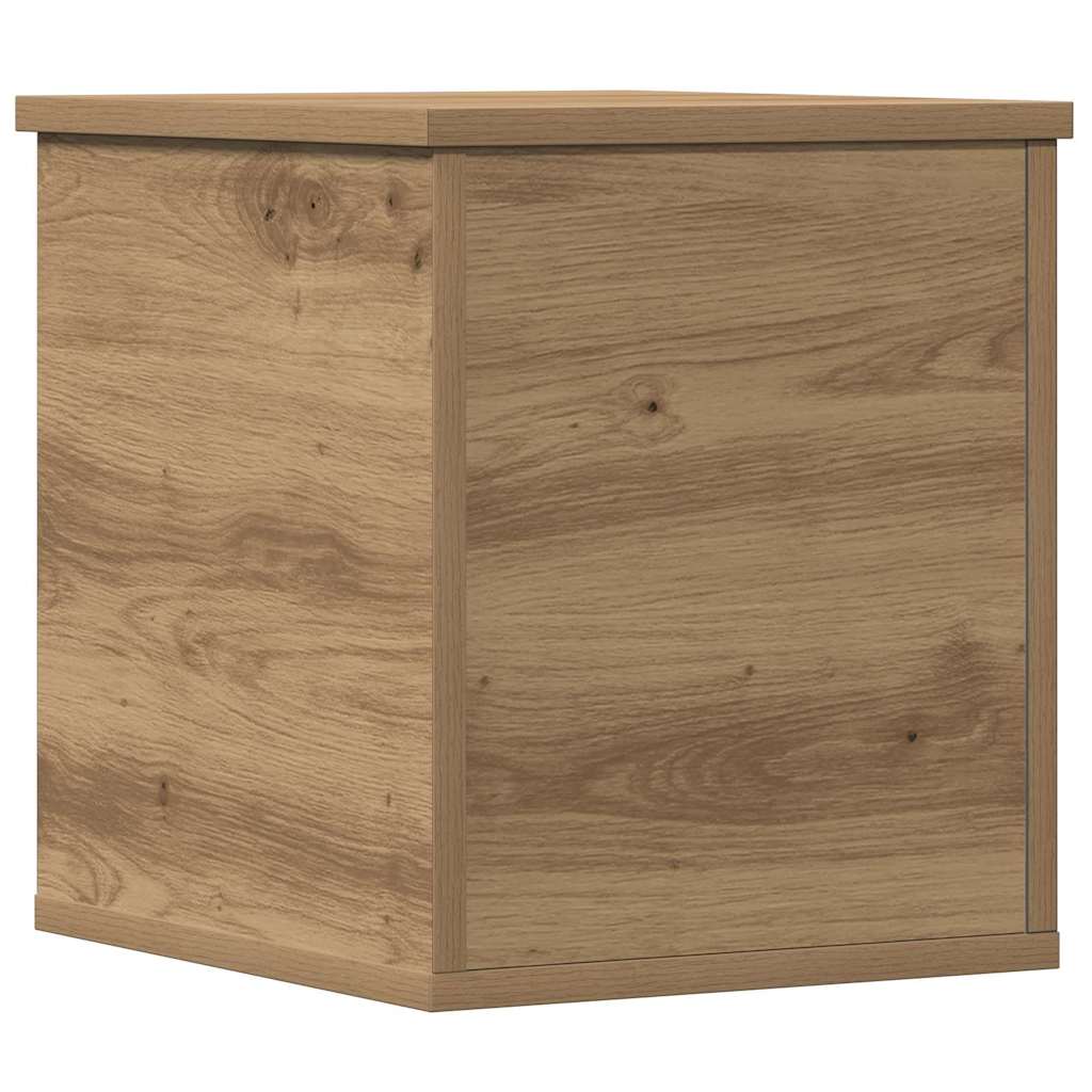 Scatola di Stoccaggio rovere artigianale 30 x 35 x 35 cm