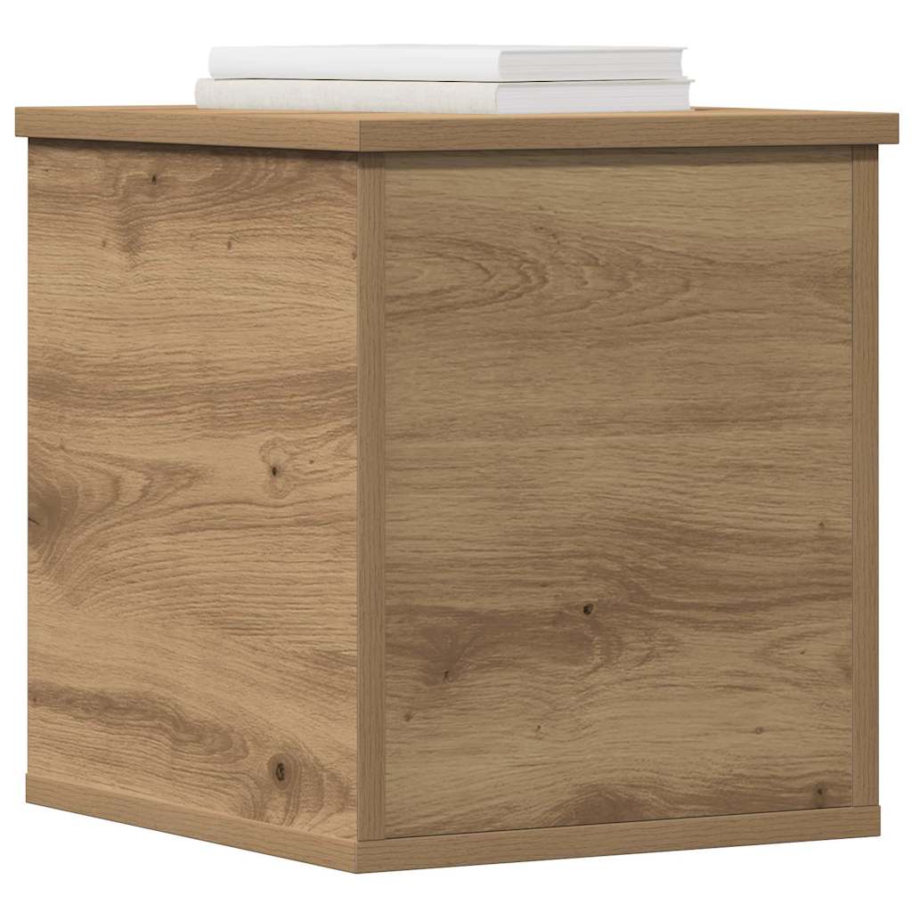 Scatola di Stoccaggio rovere artigianale 30 x 35 x 35 cm