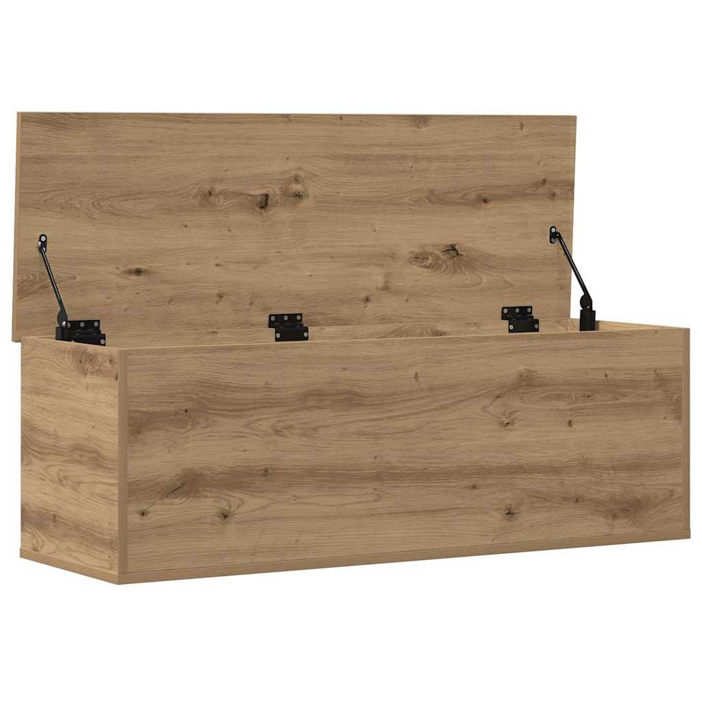 Scatola di Stoccaggio rovere artigianale 102 x 35 x 35 cm