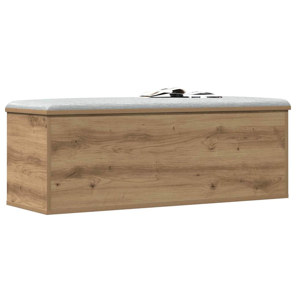 Scatola di Stoccaggio rovere artigianale 102 x 35 x 35 cm