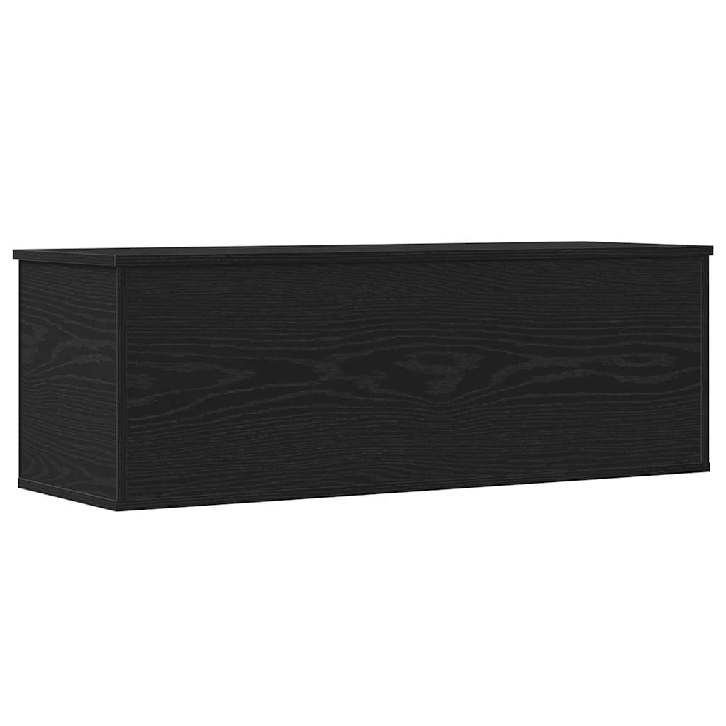 Scatola di Stoccaggio Rovere nero 102 x 35 x 35 cm