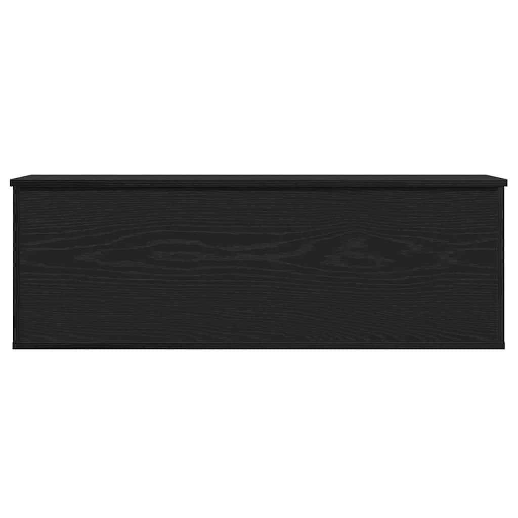 Scatola di Stoccaggio Rovere nero 102 x 35 x 35 cm