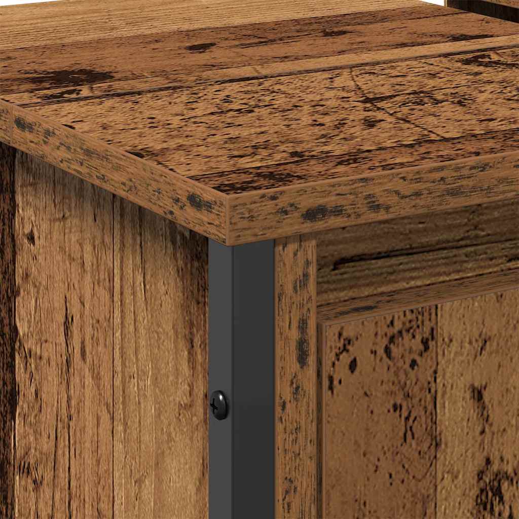 Armadio per Lavabo da Bagno Legno vecchio 60 x 35 x 60 cm | homemem39