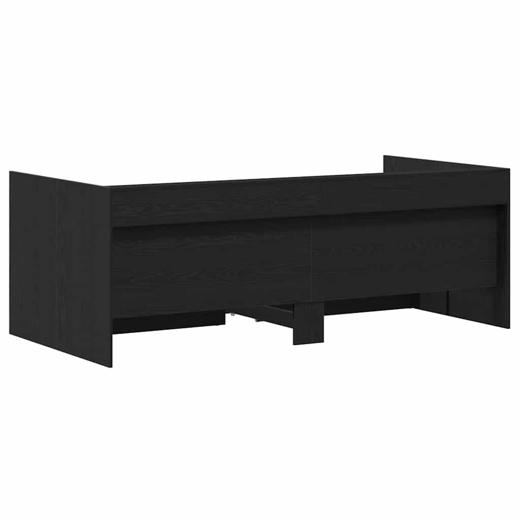 Letto Giorno Grigio 90 x 200 cm Legno multistrato