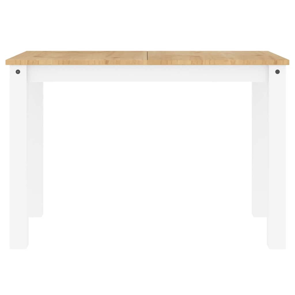 Set da Pranzo 3 pz Panama Bianco in Legno Massello di Pino - homemem39
