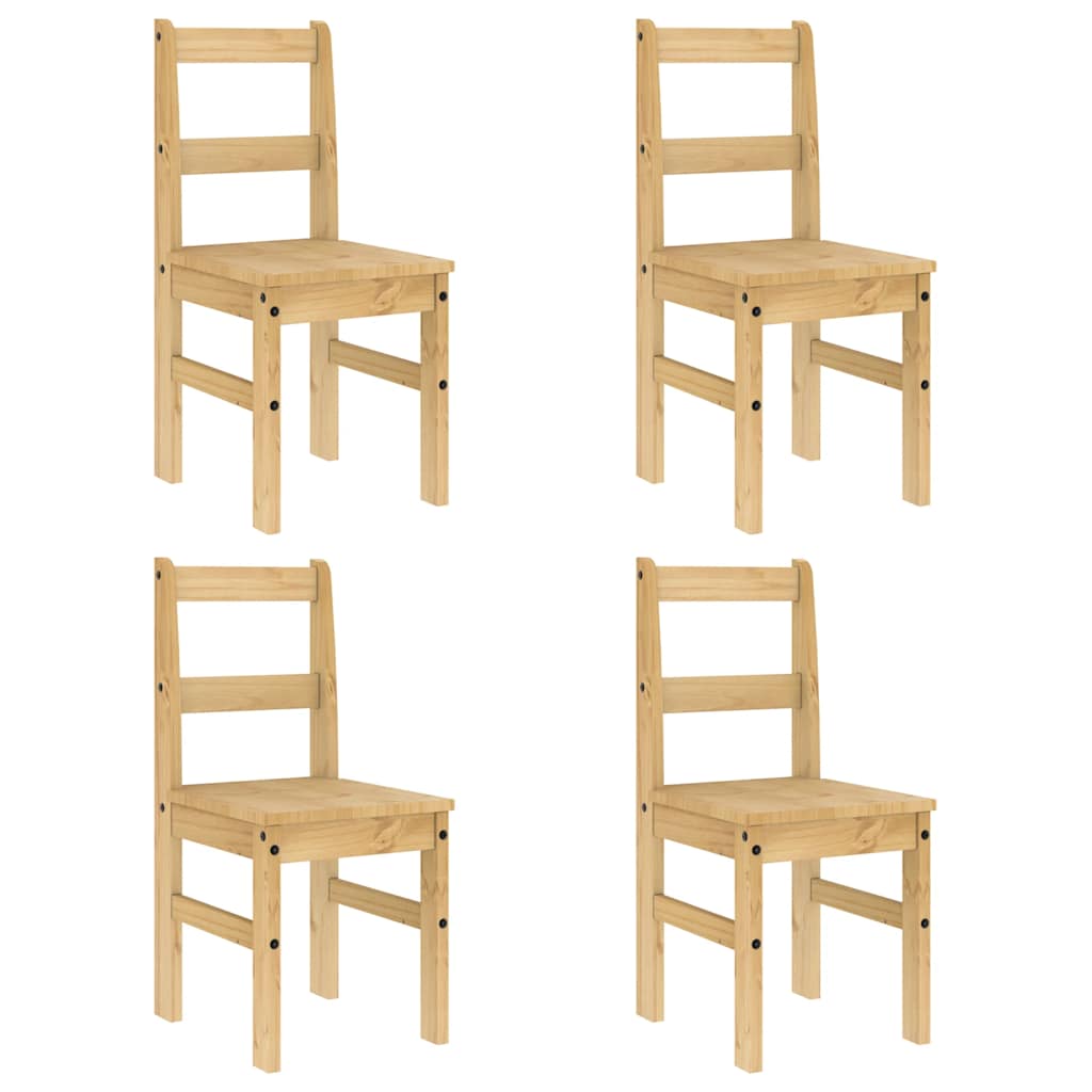 Set da Pranzo 5 pz Panama in Legno Massello di Pino - homemem39