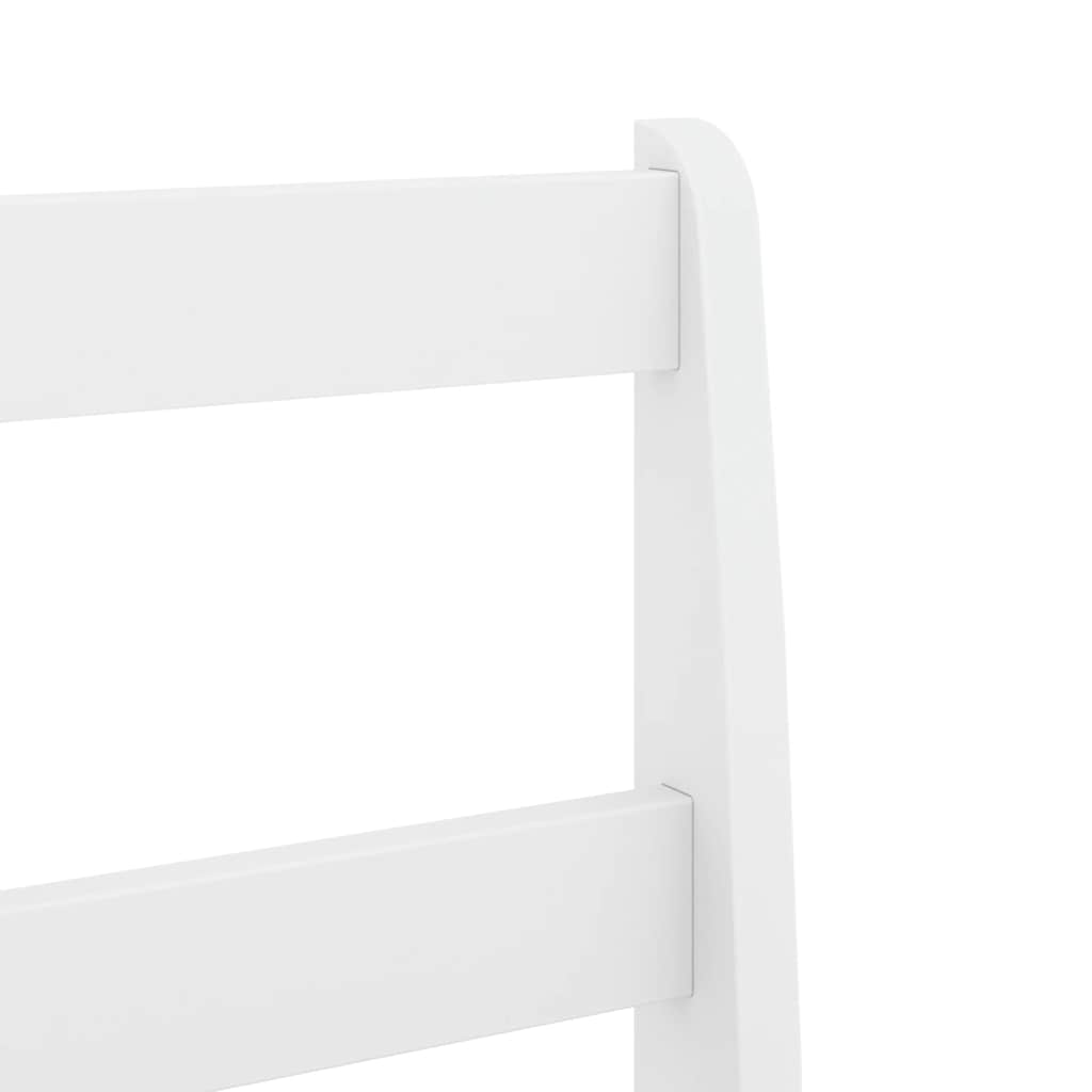 Set da Pranzo 5 pz PANAMA Bianco in Legno Massello di Pino | homemem39