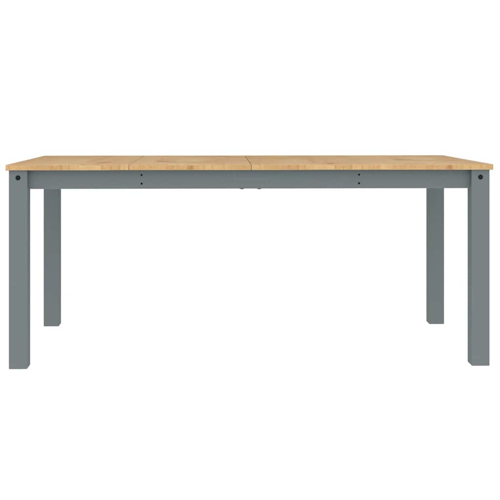 Set da Pranzo 3 pz Panama Grigio in Legno Massello di Pino