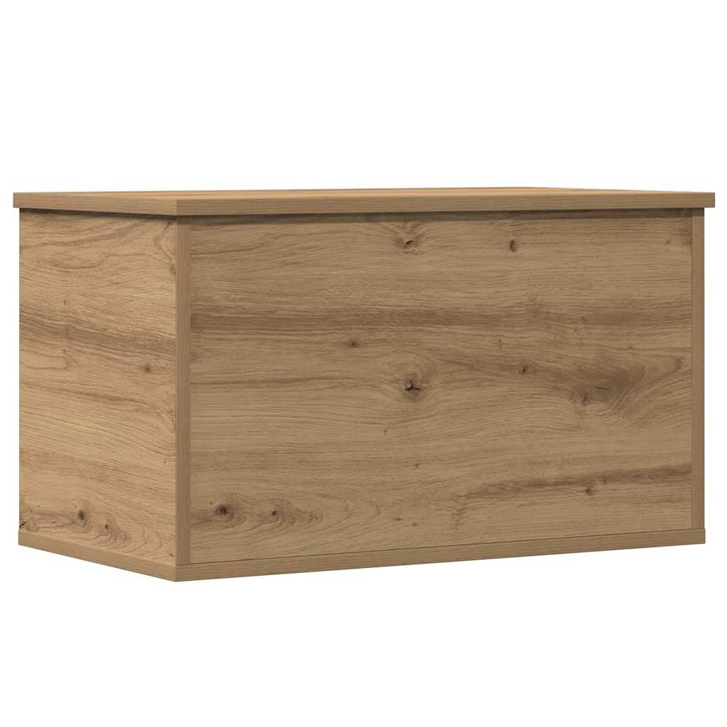 Scatola di Stoccaggio rovere artigianale 60 x 35 x 35 cm