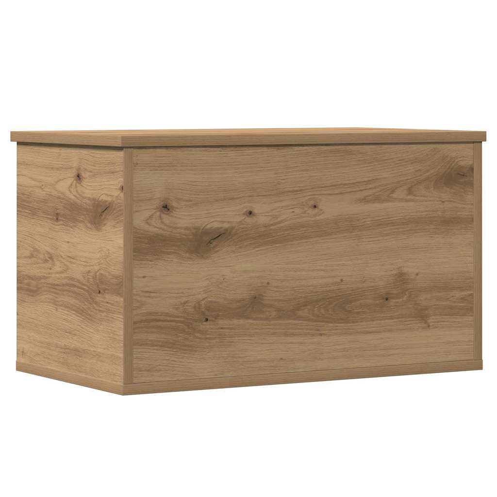 Scatola di Stoccaggio rovere artigianale 60 x 35 x 35 cm