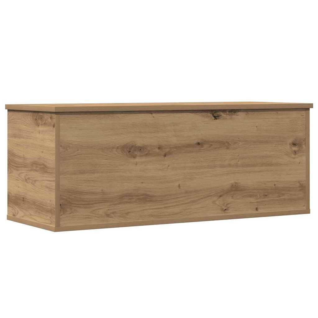 Scatola di Stoccaggio rovere artigianale 90 x 35 x 35 cm
