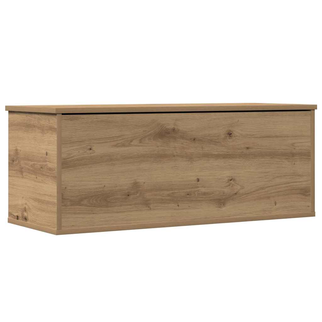 Scatola di Stoccaggio rovere artigianale 90 x 35 x 35 cm