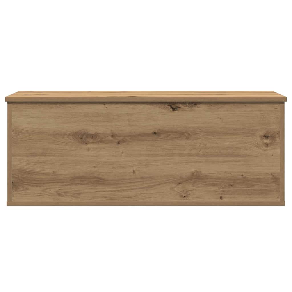 Scatola di Stoccaggio rovere artigianale 90 x 35 x 35 cm