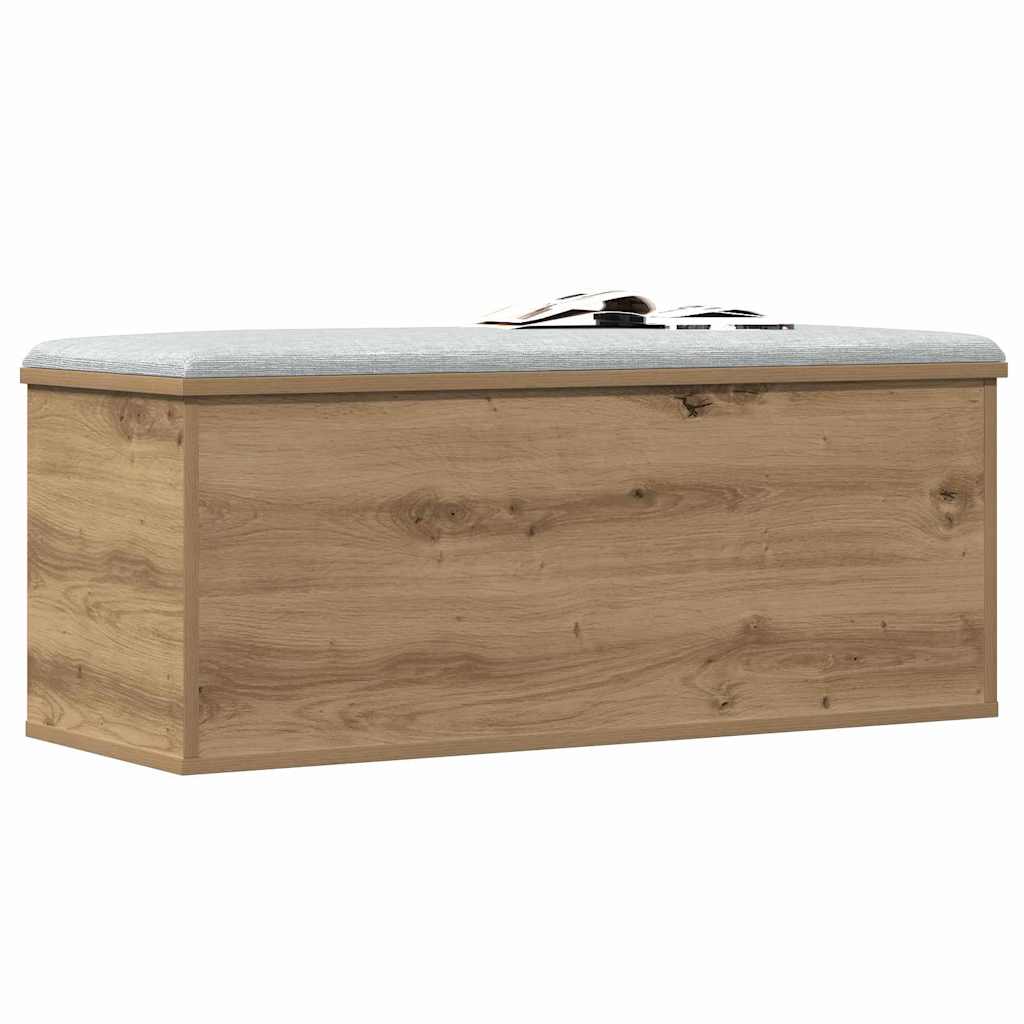 Scatola di Stoccaggio rovere artigianale 90 x 35 x 35 cm