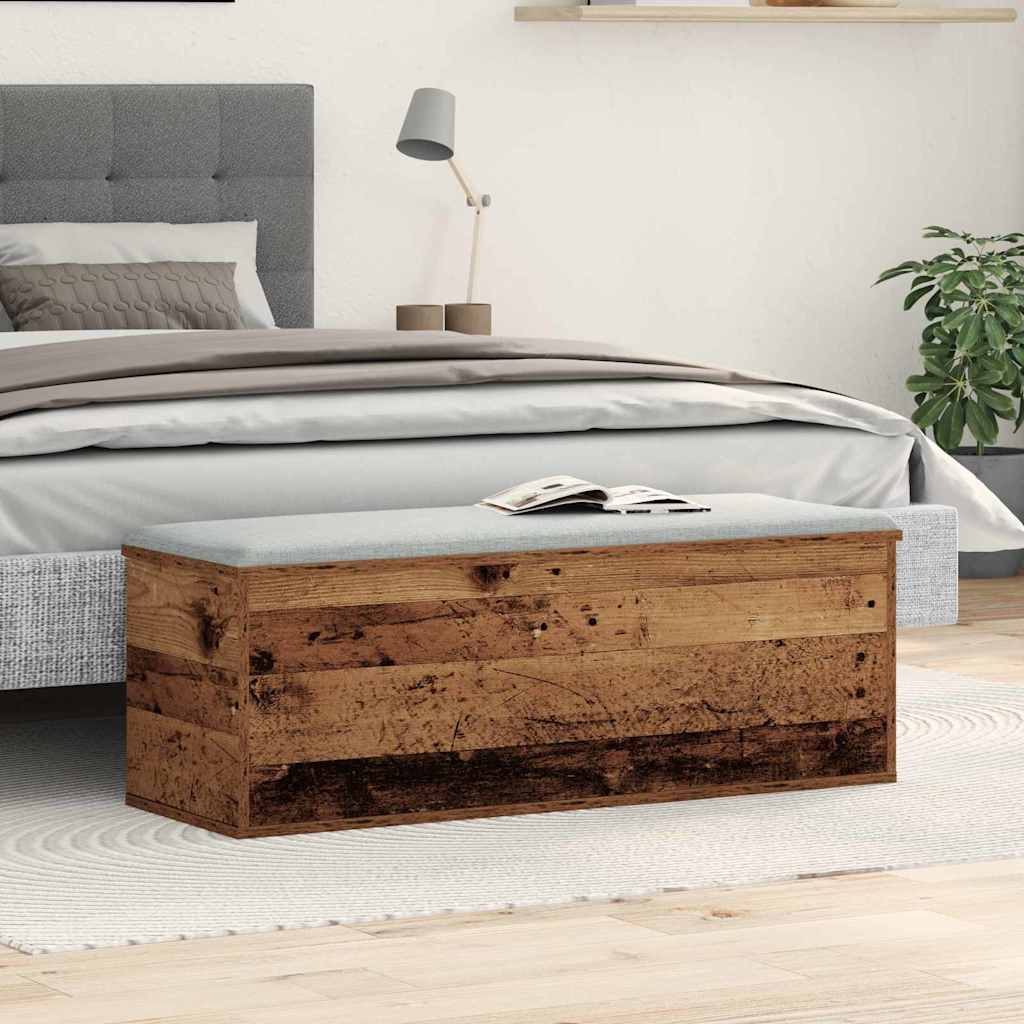 Scatola di Stoccaggio Legno vecchio 102 x 35 x 35 cm