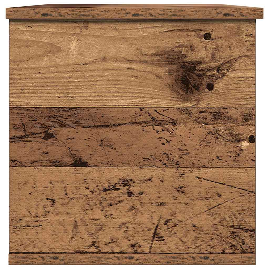 Scatola di Stoccaggio Legno vecchio 102 x 35 x 35 cm