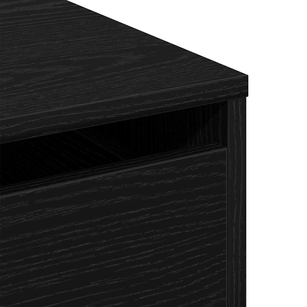 Cassettiera Rovere nero 80 x 41 x 58 cm Legno multistrato