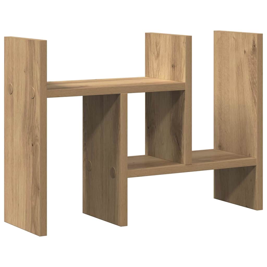 Organizzatore da scrivania rovere artigianale