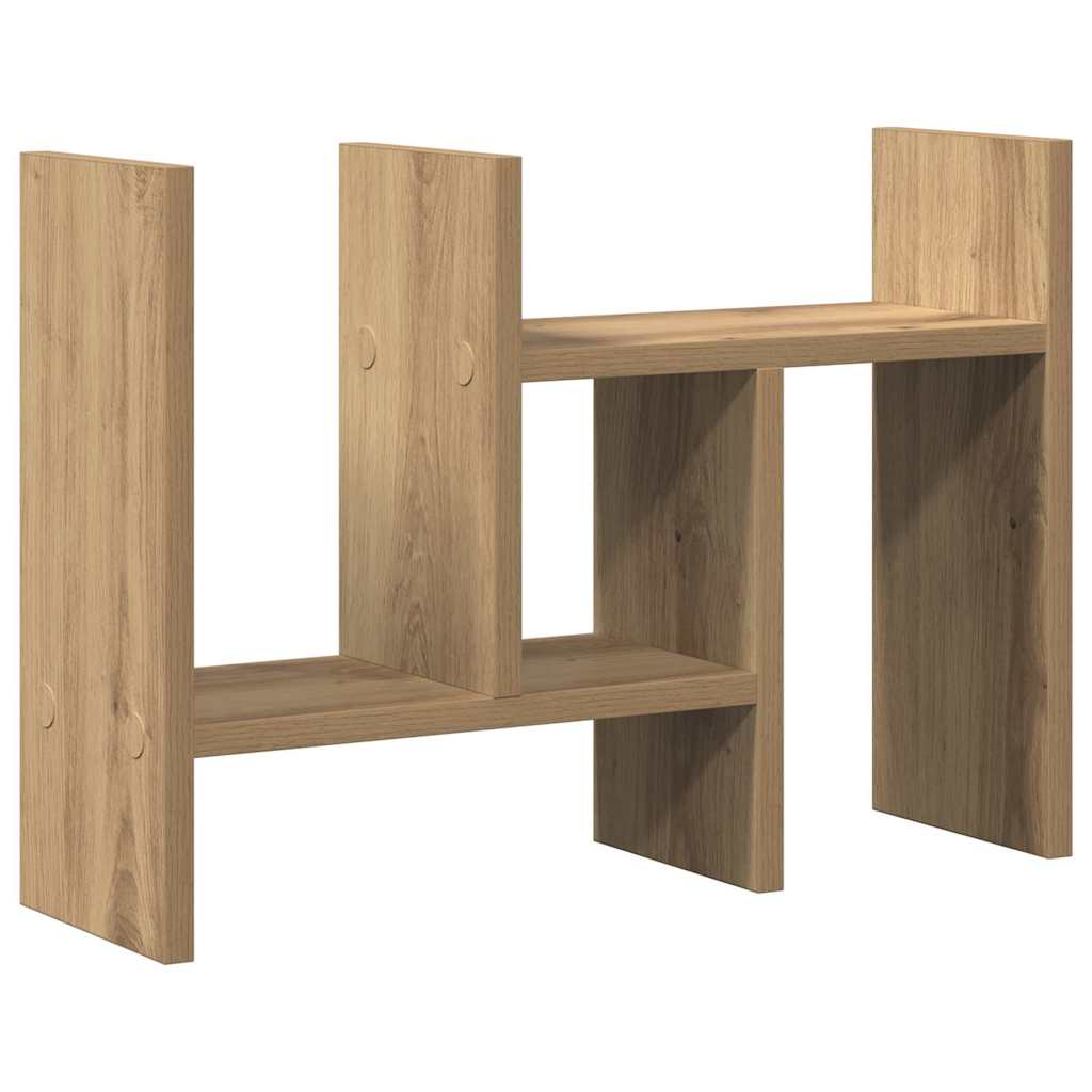 Organizzatore da scrivania rovere artigianale