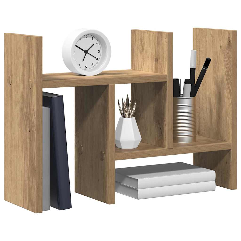 Organizzatore da scrivania rovere artigianale