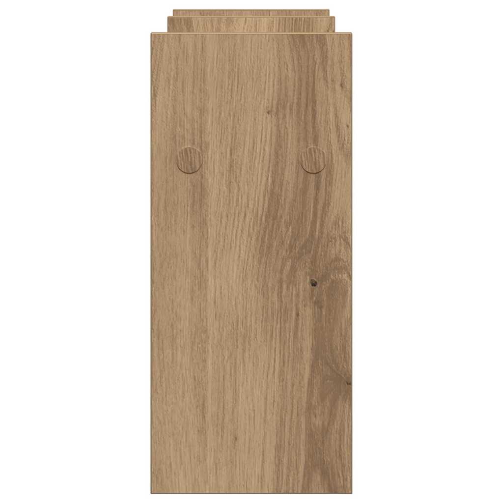 Organizzatore da scrivania rovere artigianale