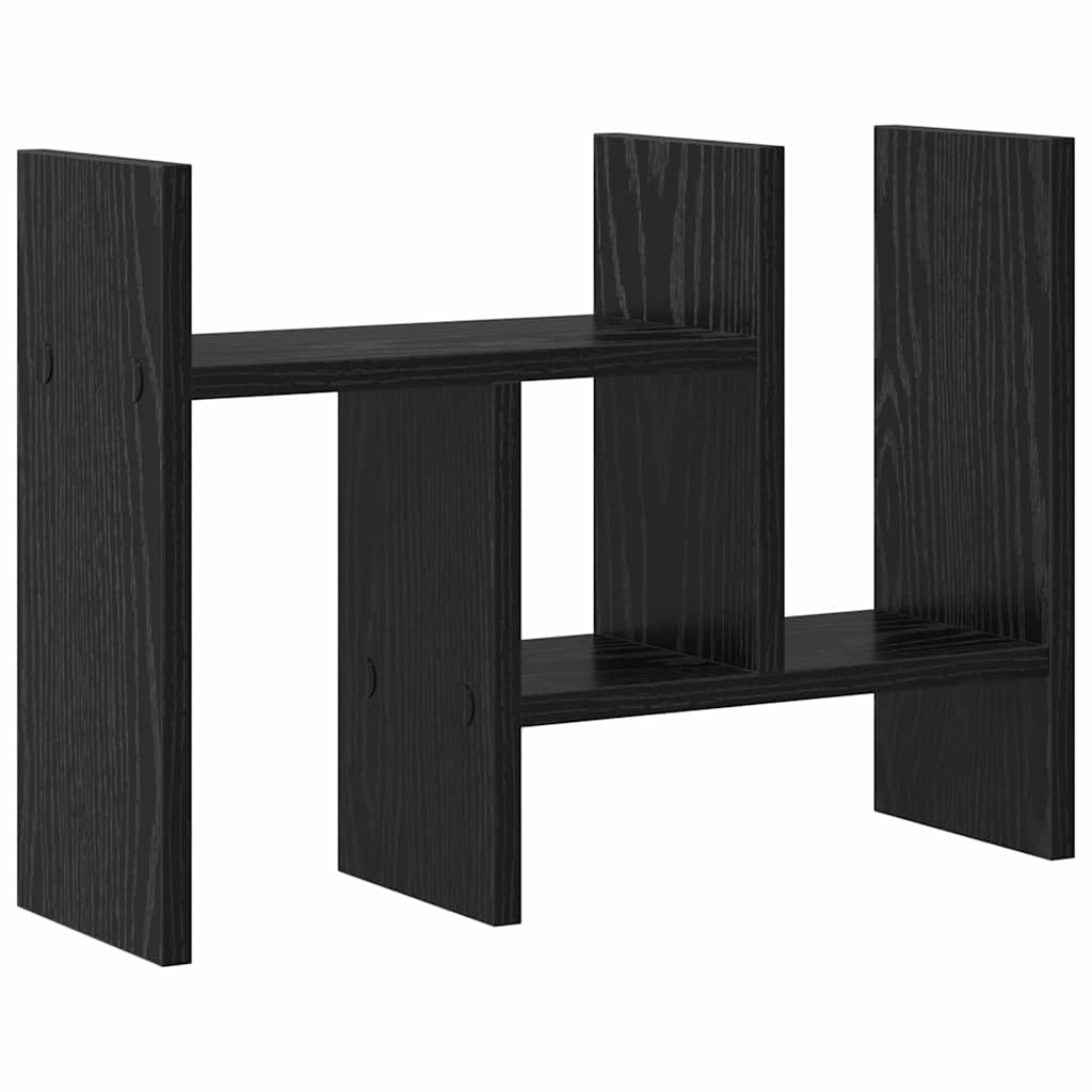 Organizzatore da scrivania Rovere nero 34.5 x 15.5 x 35.5 cm