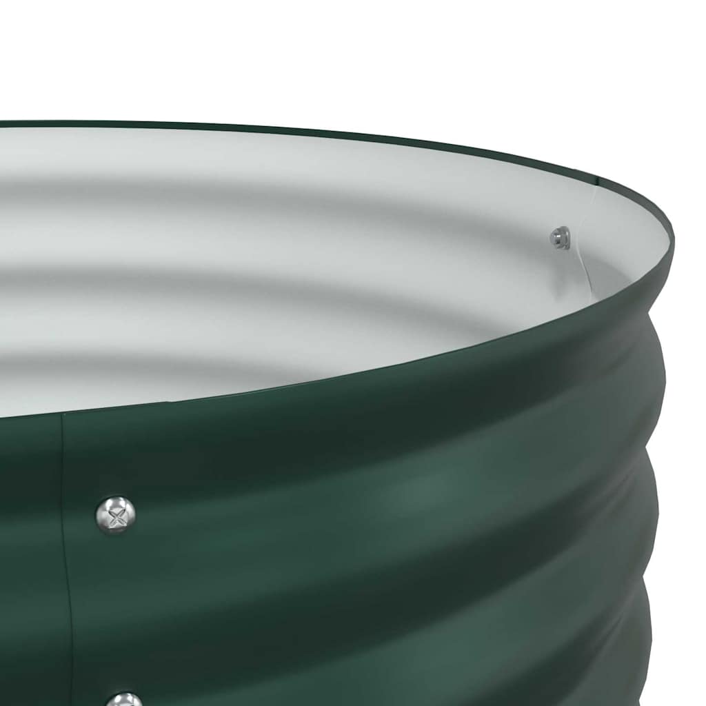 Letto rialzato da giardino Verde 160 x 80 x 81 cm Acciaio