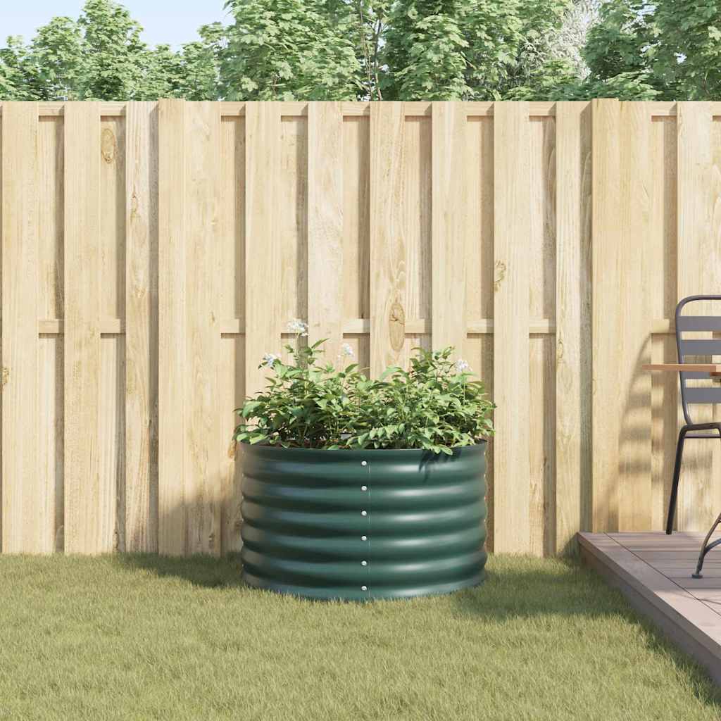 Letto da Giardino Verde 80 x 80 x 44 cm Acciaio