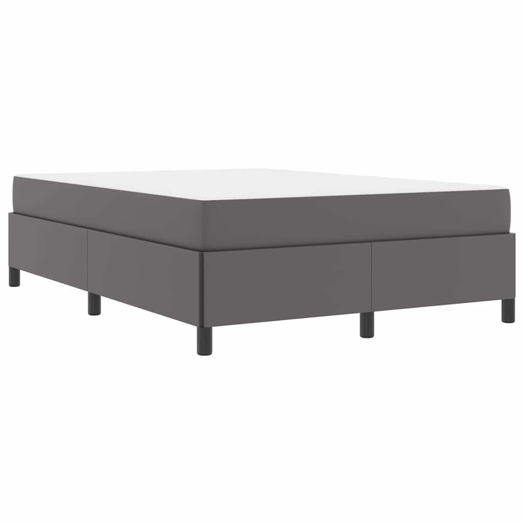 Struttura letto con materasso con materasso Grigio 140 x 190 cm