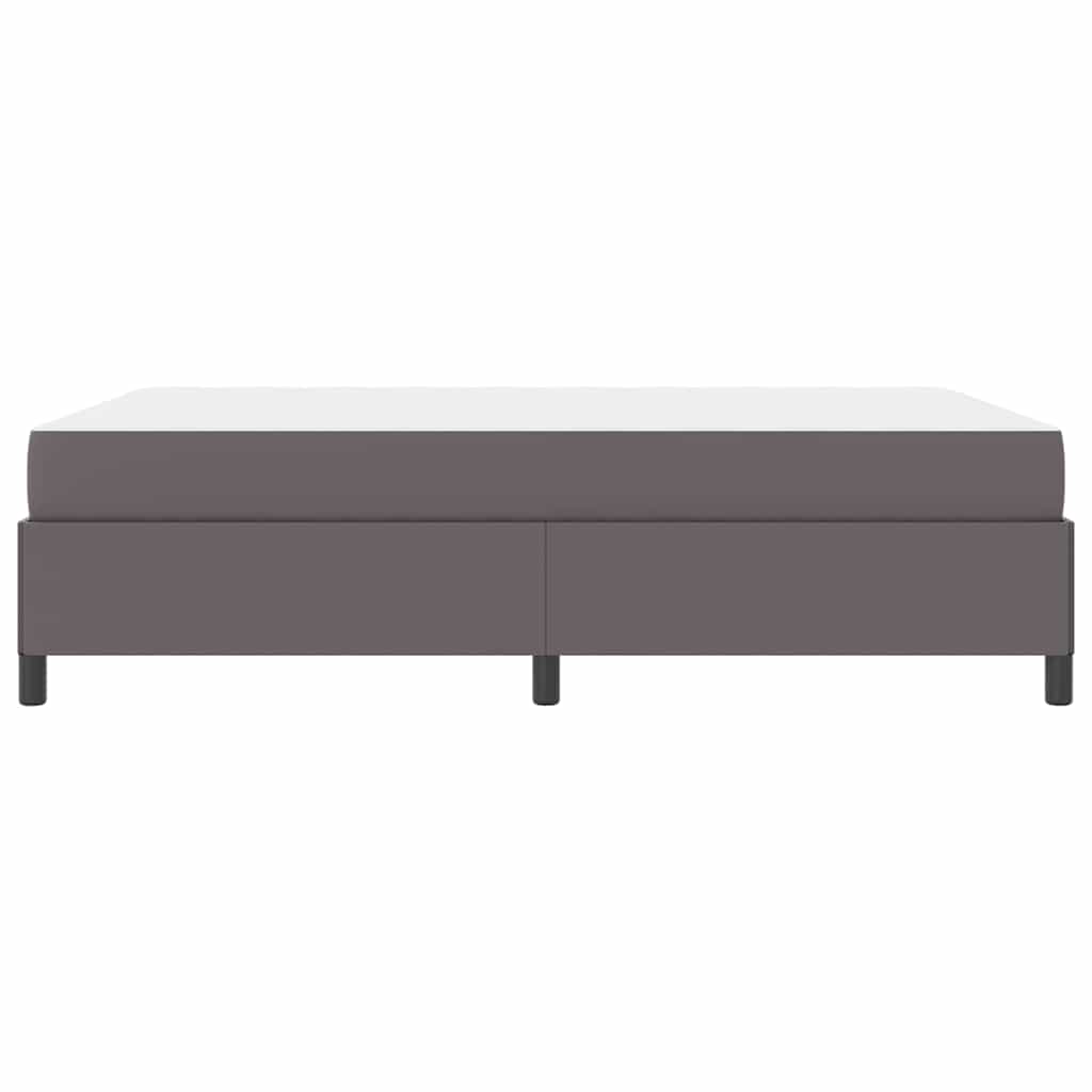 Struttura letto con materasso con materasso Grigio 140 x 190 cm