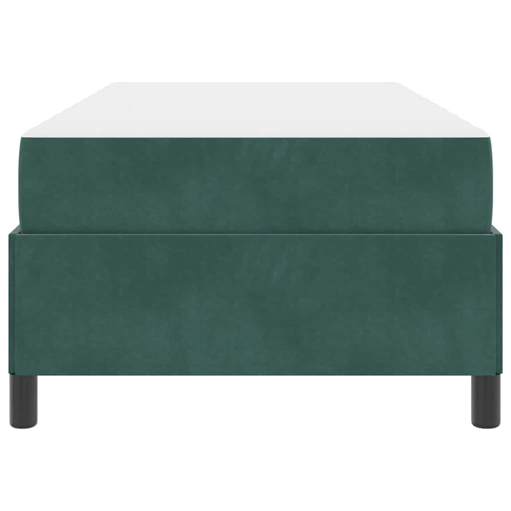 Struttura del letto Verde scuro, Verde e Bianco 100 x 200 cm
