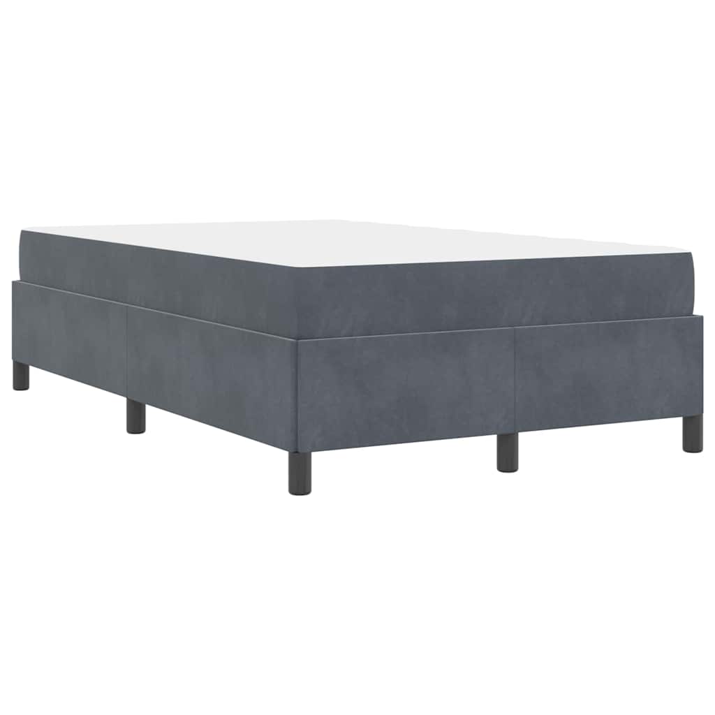Struttura del letto Grigio scuro, Grigio e Bianco 120 x 200 cm