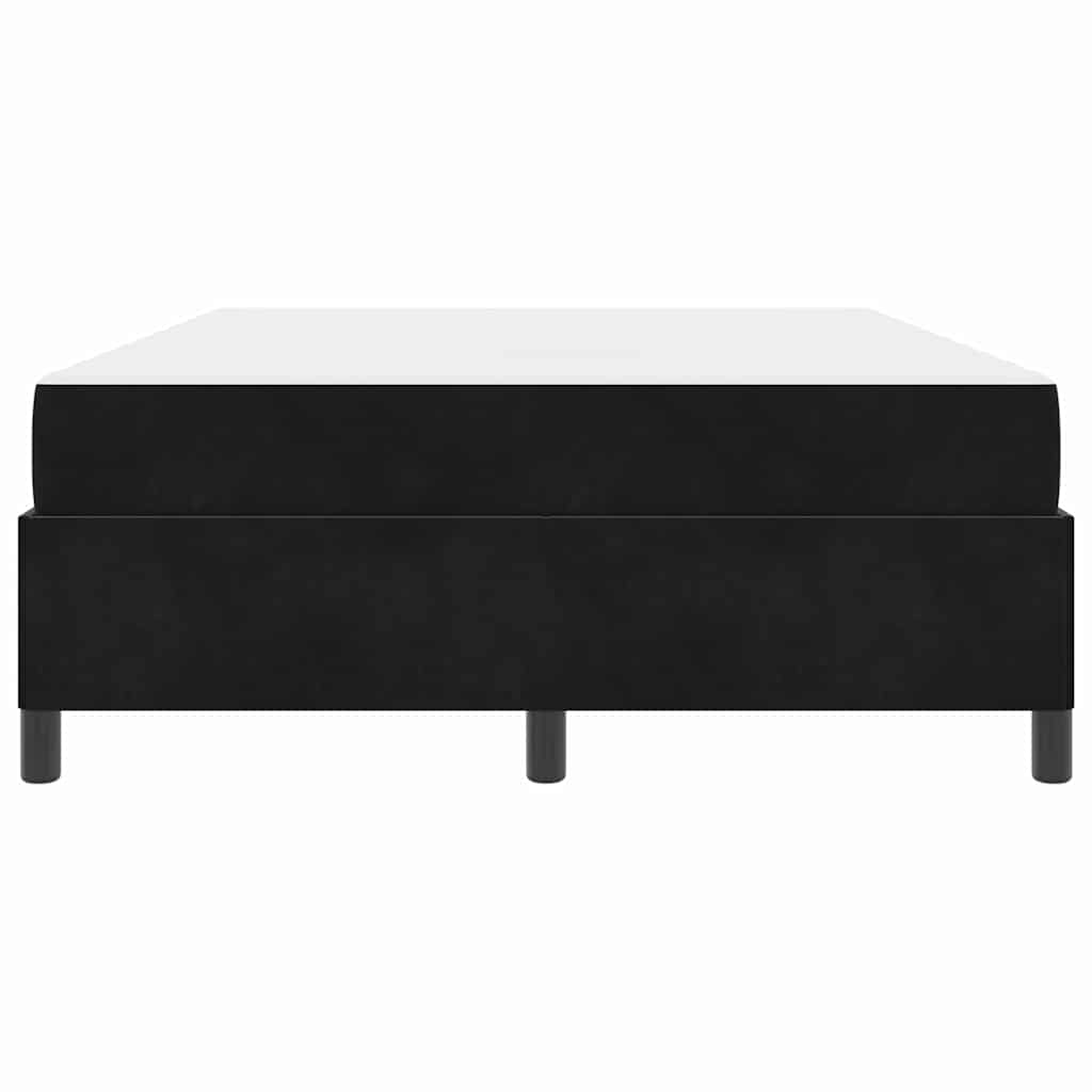 Struttura del letto Nero e Bianco 140 x 200 cm Velluto