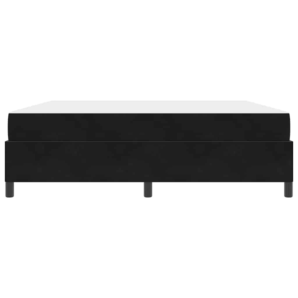 Struttura del letto Nero e Bianco e Nero 180 x 200 cm Velluto