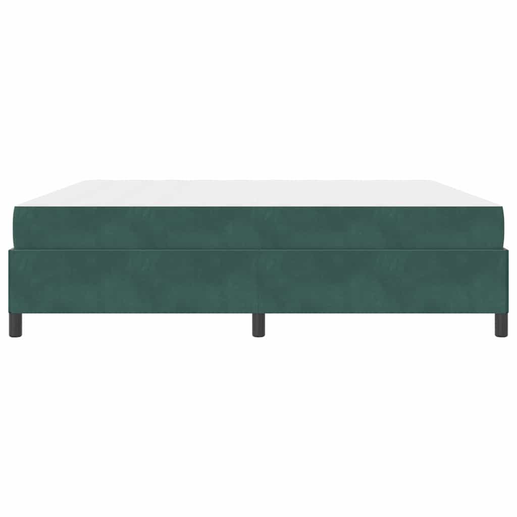 Struttura del letto Verde scuro, Verde e Bianco 200 x 200 cm