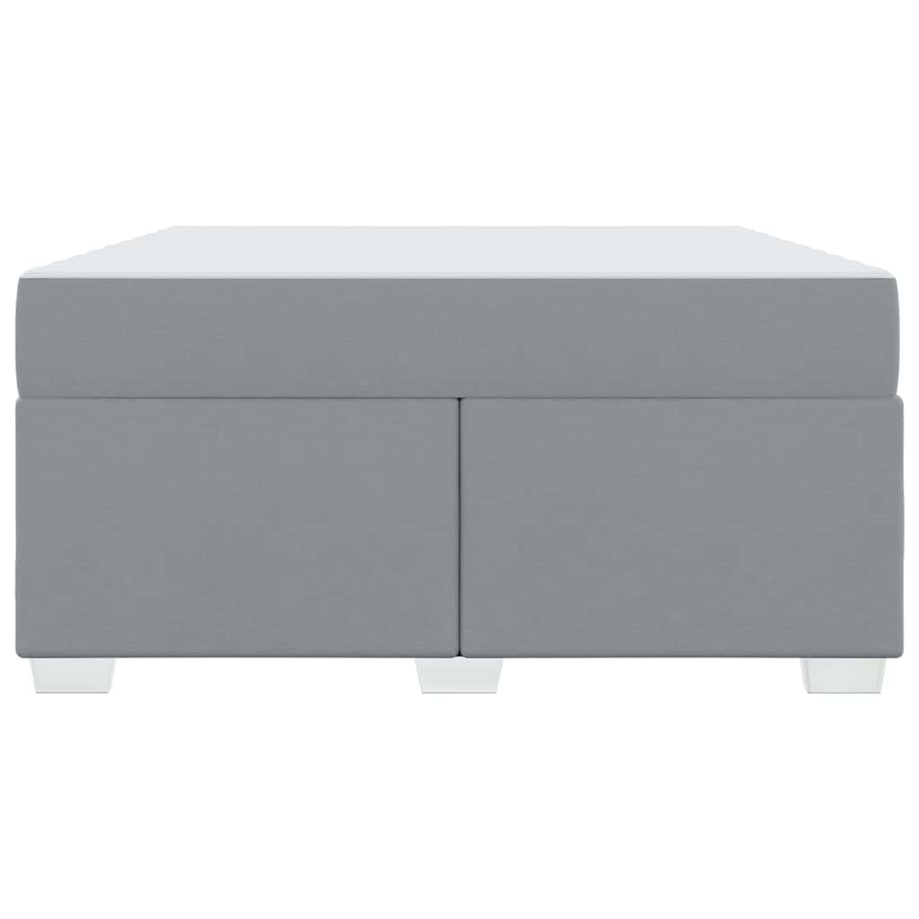 Struttura del letto Grigio chiaro 160 x 200 cm Tessuto